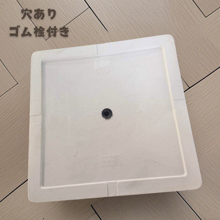 【Greenship ３年保証】プランター 大型 スクエア 正方形 深型 ファイバークレイ 植木鉢 鉢カバー 屋外 屋内 軽量 排水穴 ゴム栓付き おしゃれ 40x40x40cm 観葉植物 ガーデニング 全品送料無料（北海道・沖縄・離島除く）13号